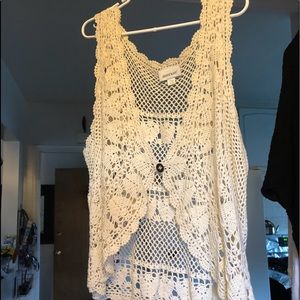 Crochet vest
